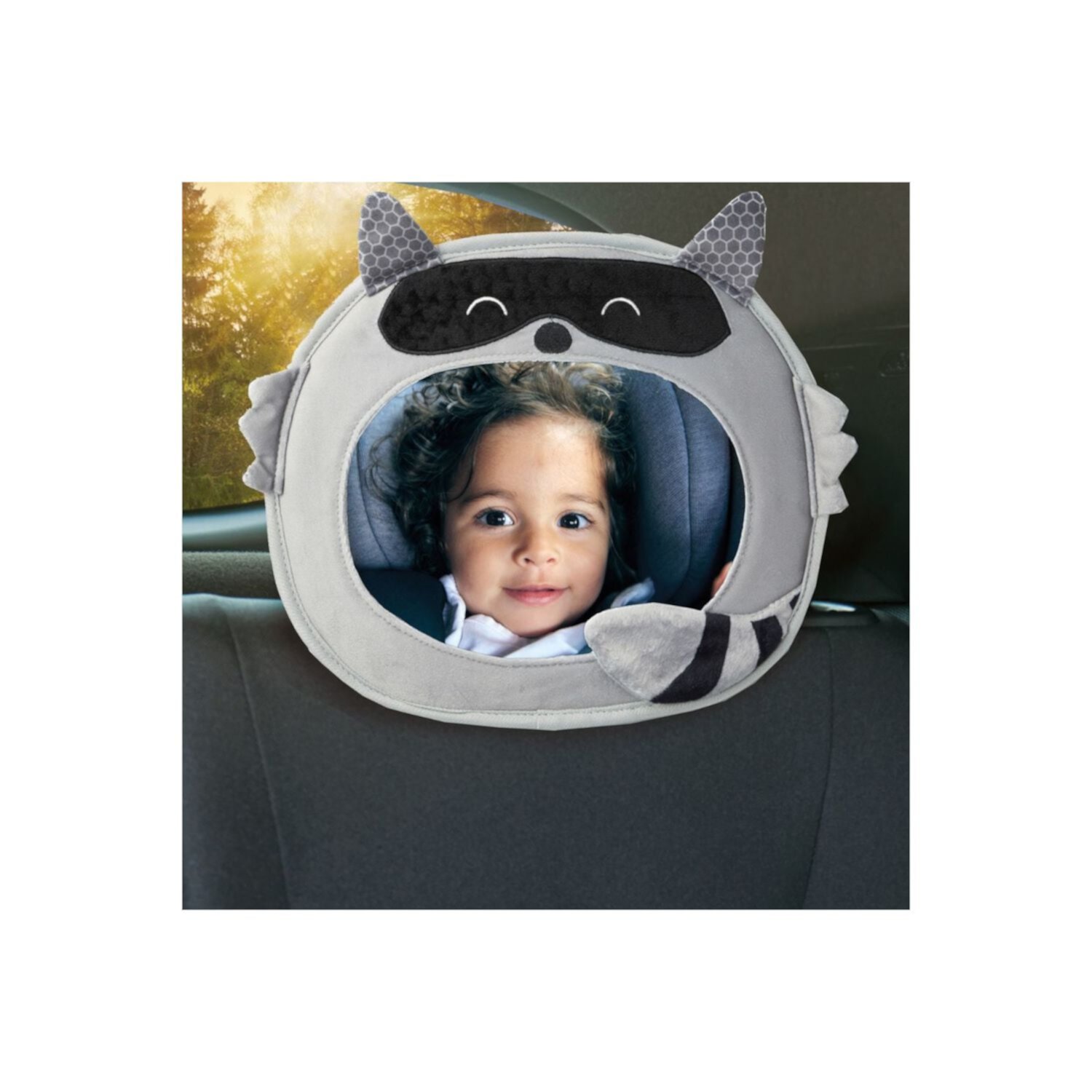 Diono Easy View Character Baby Car Safety Mirror for Rear Facing, Fox Diono