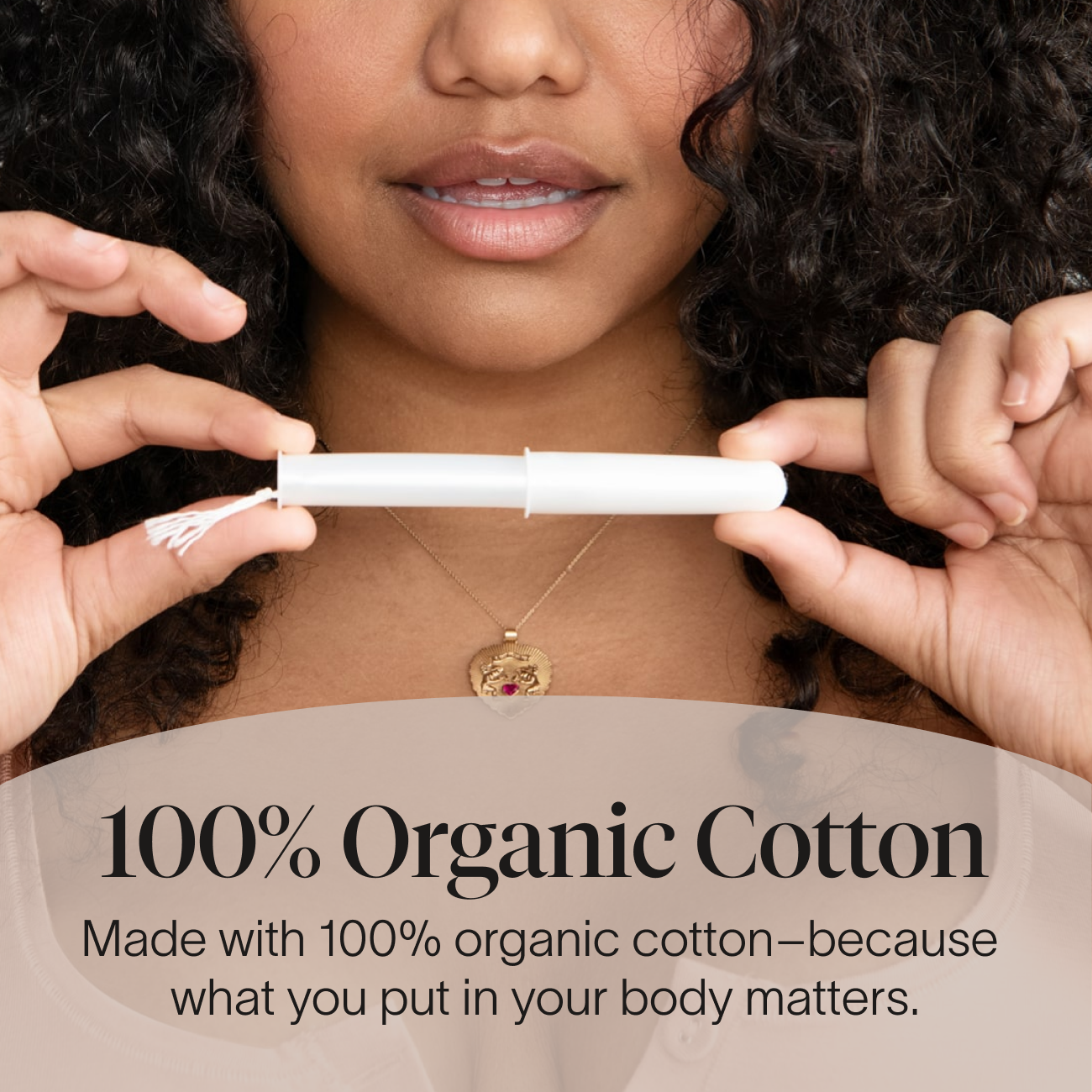 Cora Compact Applicator Tampons, 100% Organic Cotton, Regular/Super, 32 Count Cora