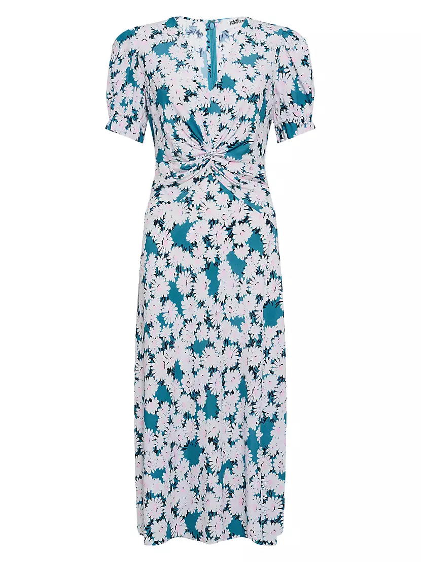 Anaba Floral Midi-Dress Diane von Furstenberg