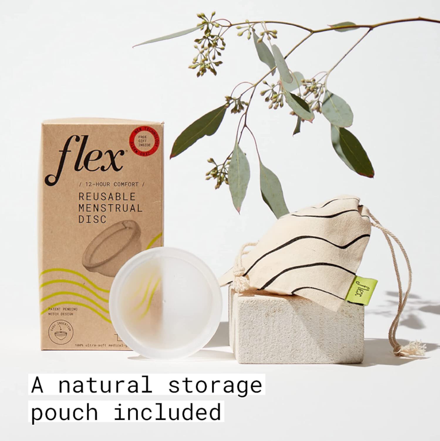 Flex Reusable Menstrual Disc, 1 Count, Capacity: 70mL Generic