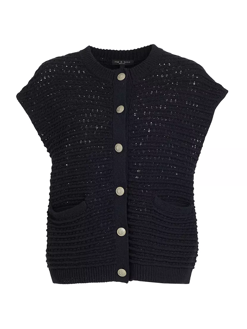 Женская Повседневная рубашка Rag & Bone Marlee Knit Vest Rag & Bone