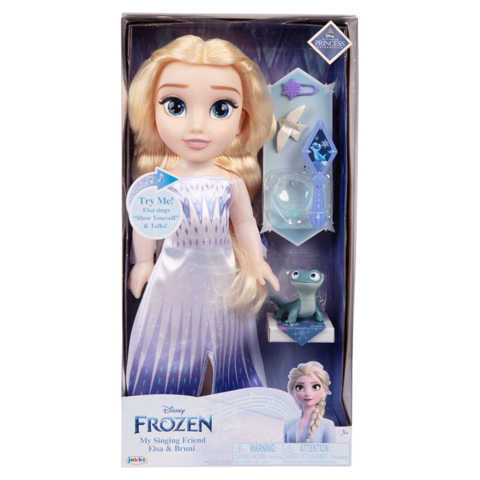 Disney's Frozen Elsa Snow Queen Singing Feature Fashion Doll Ages 3 and Up Disney Frozen