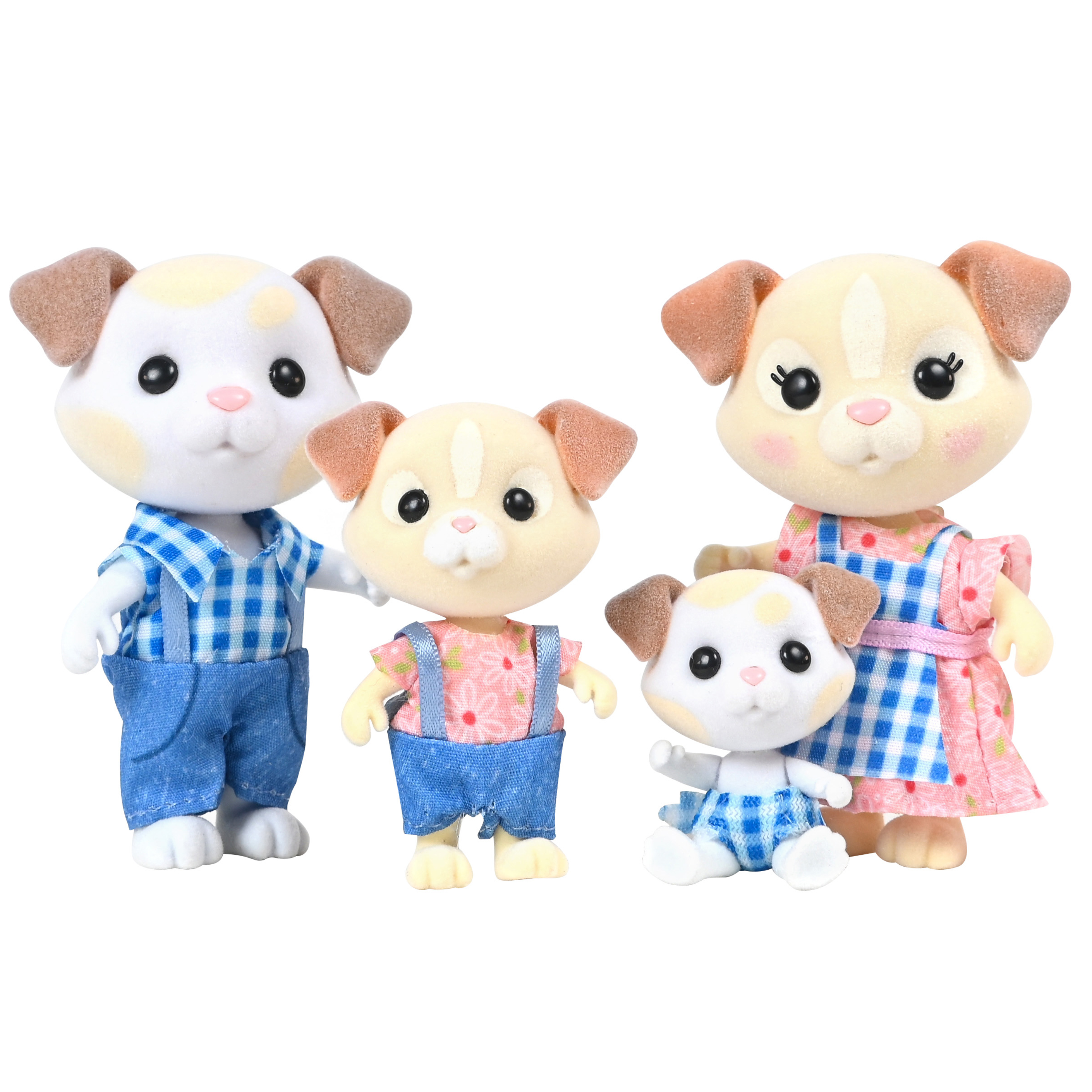 Honey Bee Acres The Barksters Dog Family, 4 Miniature Doll Figures, Children Ages 3+ Honey Bee Acres