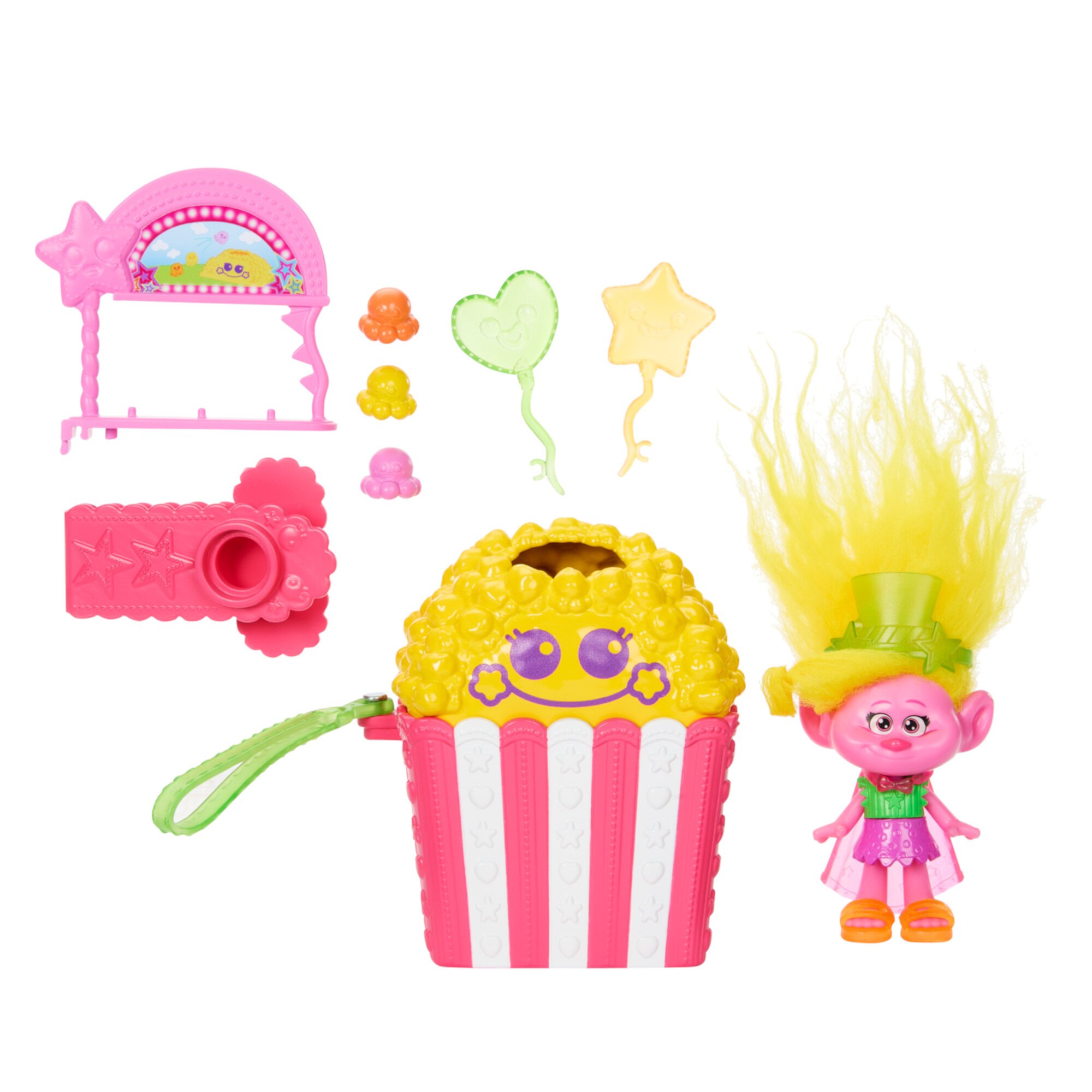 DreamWorks Trolls Fun Fair Surprise FairFest Viva Small Doll & 10 Accessories Trolls