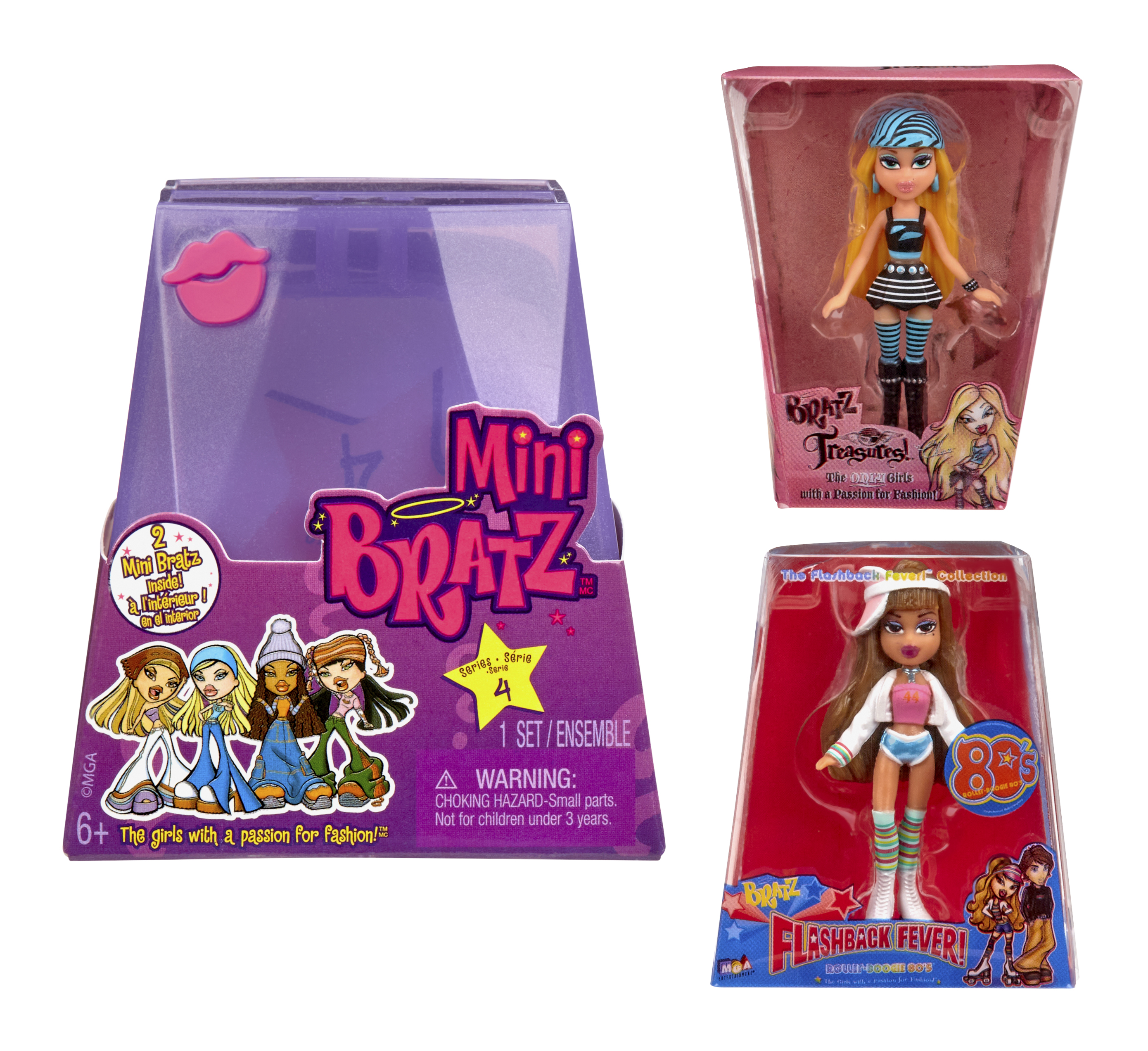 Mini Bratz Series 4 Collectible Figures by MGA's Miniverse, 2 Mini Dolls in Blind Pack & Doubles as Display, Y2K Nostalgia, Collectors Ages 6+ Bratz