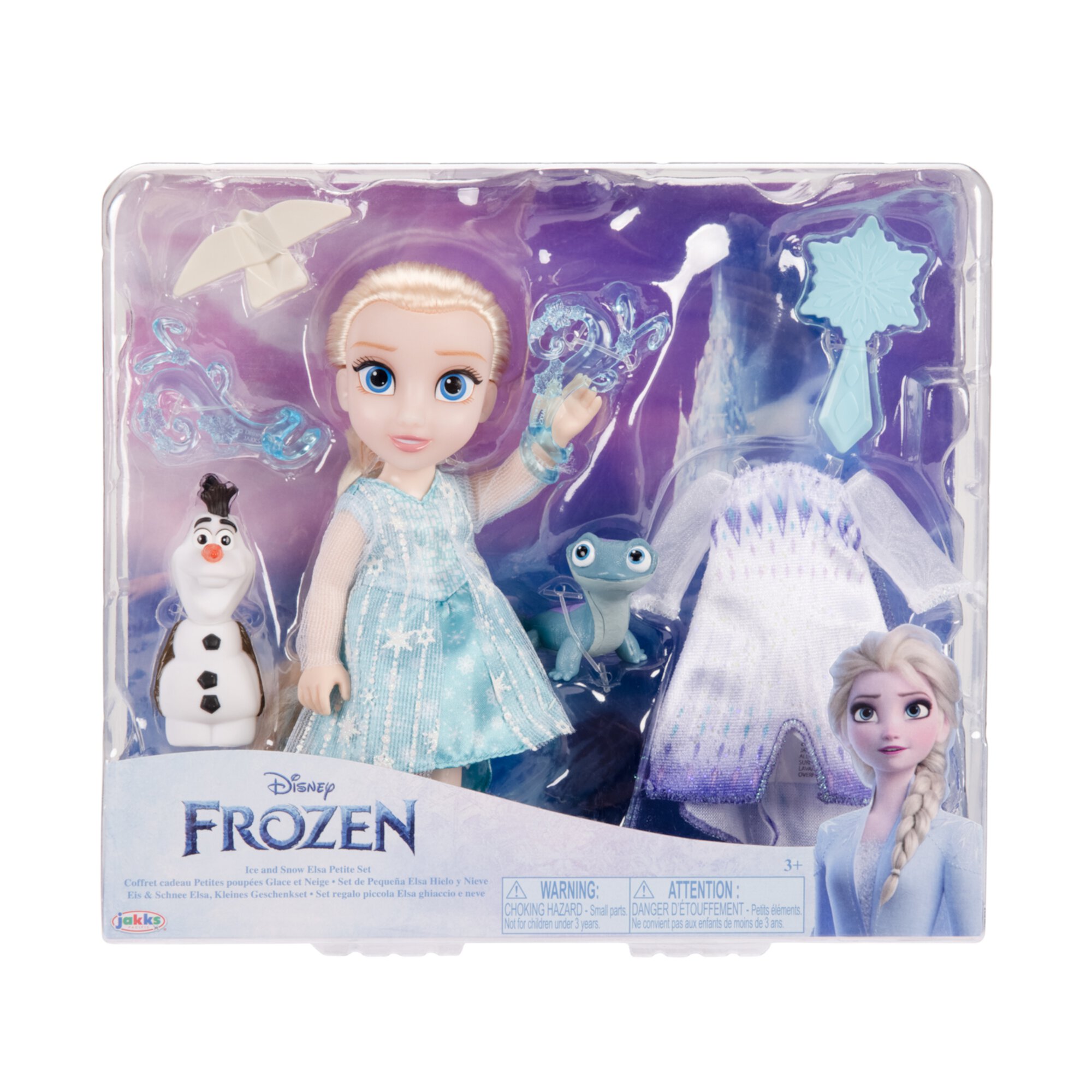 Disney's Frozen Ice and Snow 6 inch Elsa Petite Doll Set with Two Dress and Accessories Disney Frozen