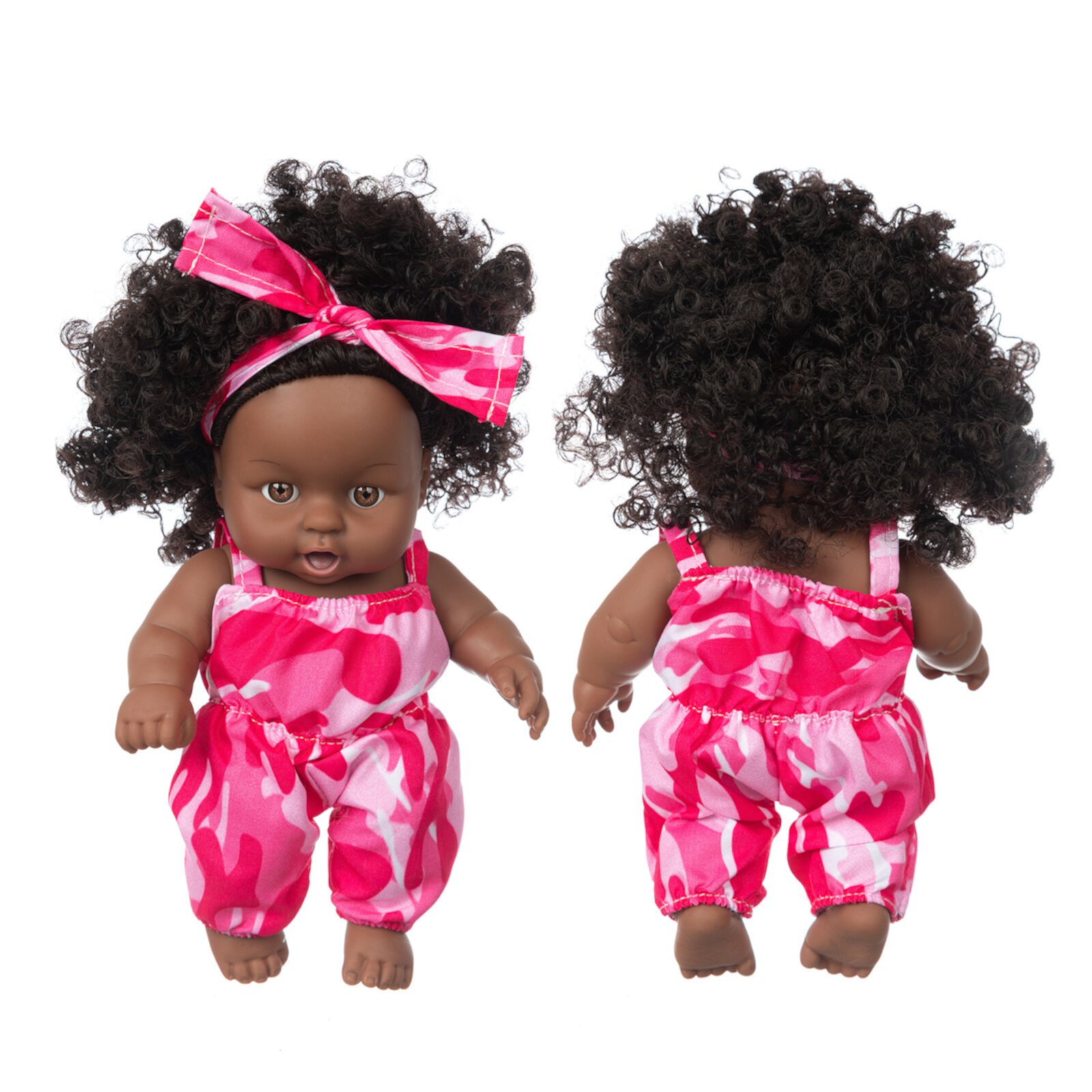 ¡Juguetes con 50% de Descuento en Liquidación! Tarmeek Baby Doll Toys para Niñas de 3 4 5 6 7 Años, 8 Pulgadas Negro Africano Bebé Lindo Rizado Negro Bebé Muñecas Juguete Regalos de Cumpleaños para Niños Tarmeek