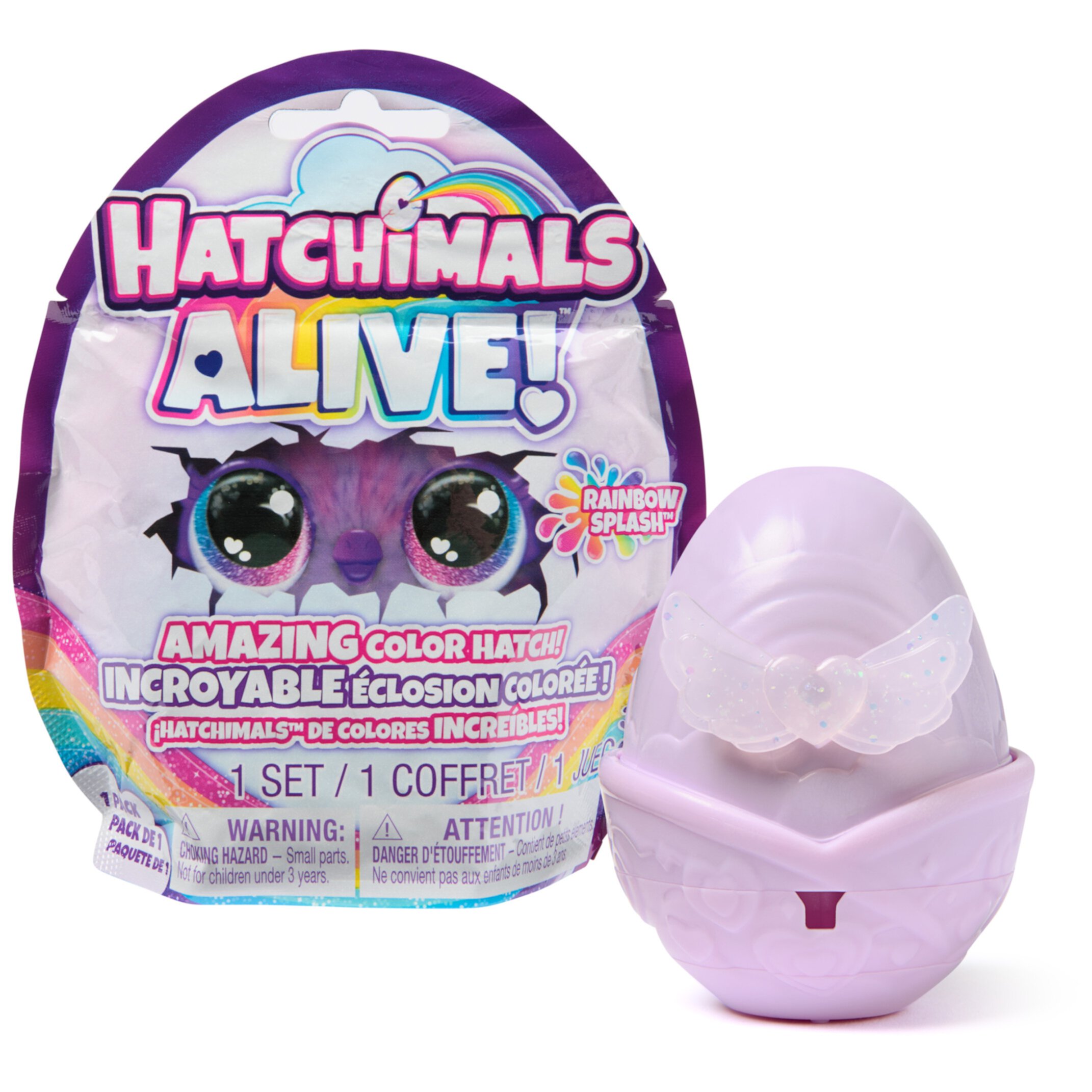 Hatchimals Alive Rainbow Splash 1-Pack (Styles May Vary) Hatchimals