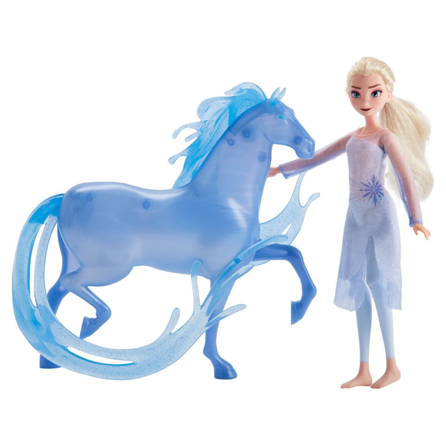 Disney Frozen 2 Elsa Muñeca de Moda y Nokk Figura Playset, Incluye Equipo Disney Frozen