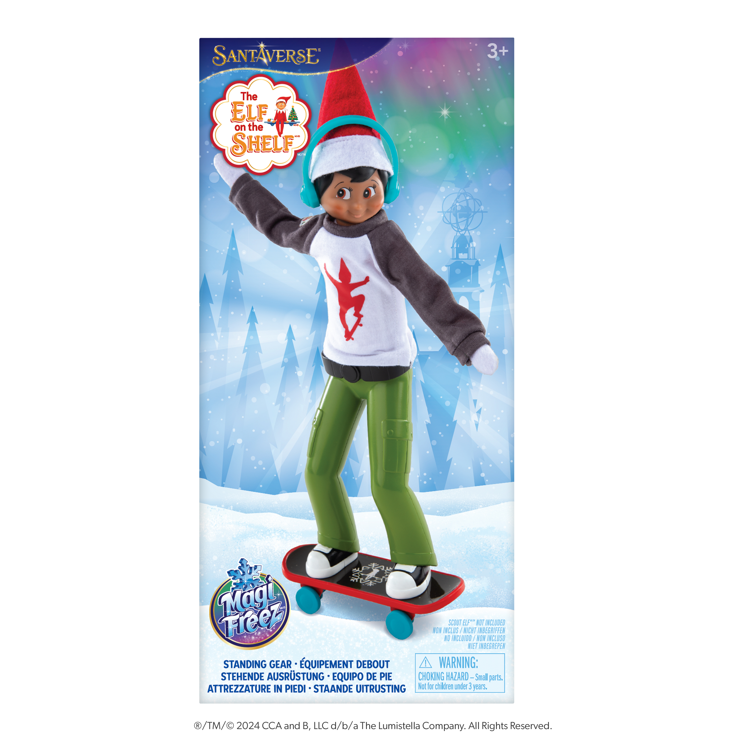 The Elf on the Shelf MagiFreez Holly Jolly Ollie Skateboard Set Visit the The Elf on the Shelf Store