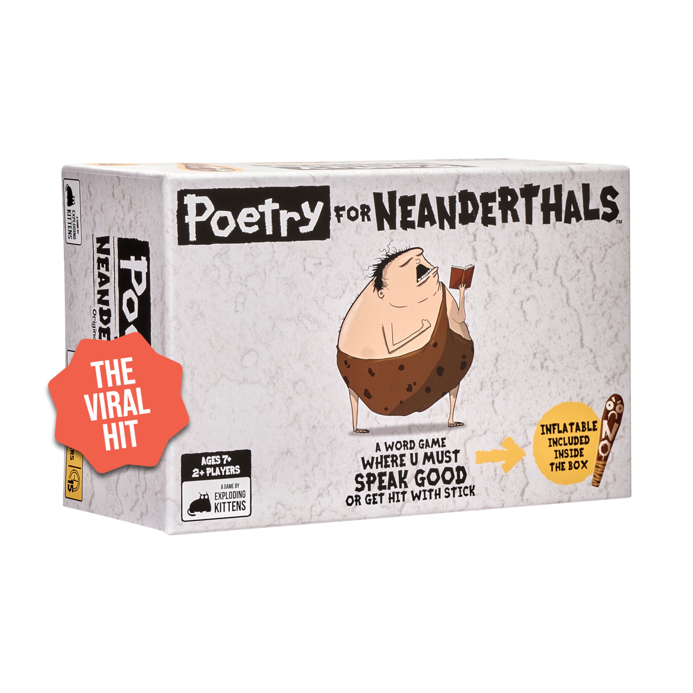 Poetry for Neanderthals Party Game by Exploding Kittens Brand, Ages 7 and up, 2+ Players Exploding Kittens