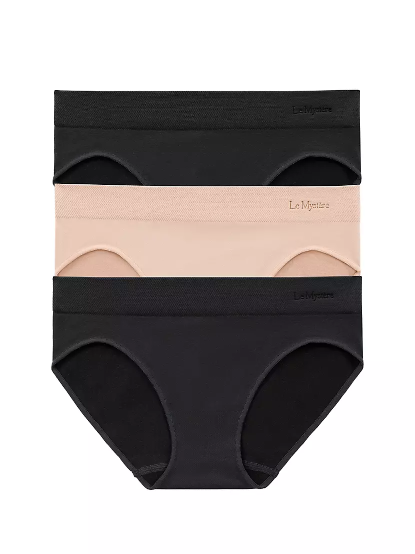 Женские Трусы Le Mystere 3-Pack Seamless Comfort Bikini Briefs Le Mystere