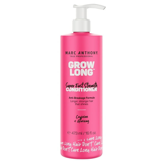 Marc Anthony Grow Long Super Fast Strength Conditioner with Caffeine & Ginseng, 16 fl oz (Pump) Marc Anthony