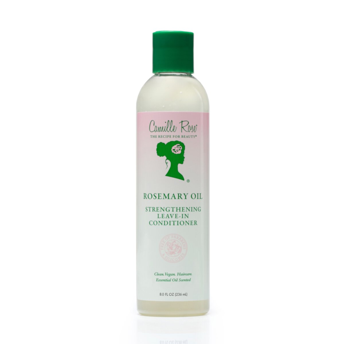 Camille Rose Rosemary Oil Hair Strengthening Leave in Conditioner 8 oz, Detangling, All Hair Types, Squeeze Camille Rose