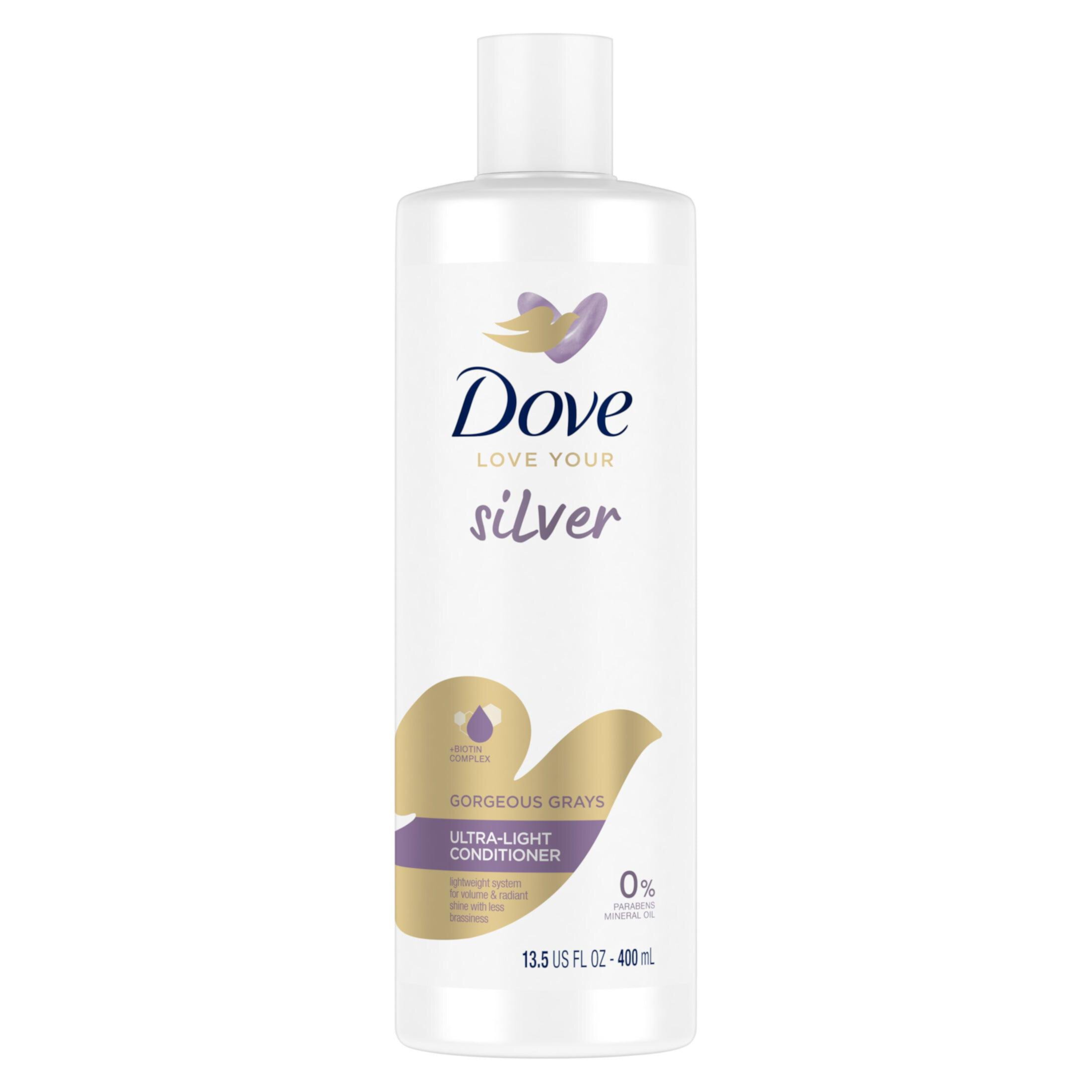 Dove Love Your Silver Ultra Light Leave In Conditioner with Biotin Complex, 13.5 fl oz Dove