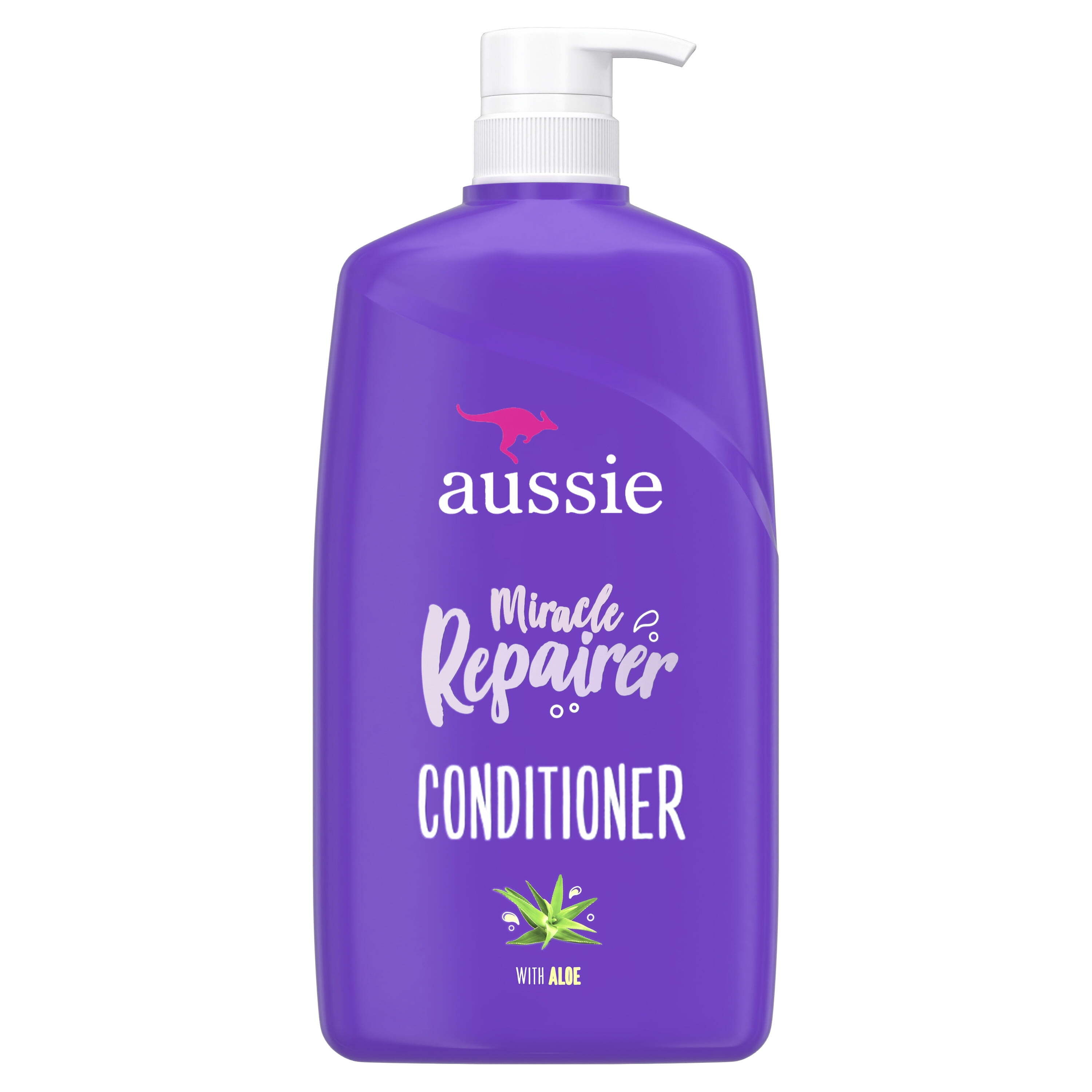 Aussie Miracle Repairer Conditioner with Aloe for All Hair Types, 26.2 fl oz Aussie