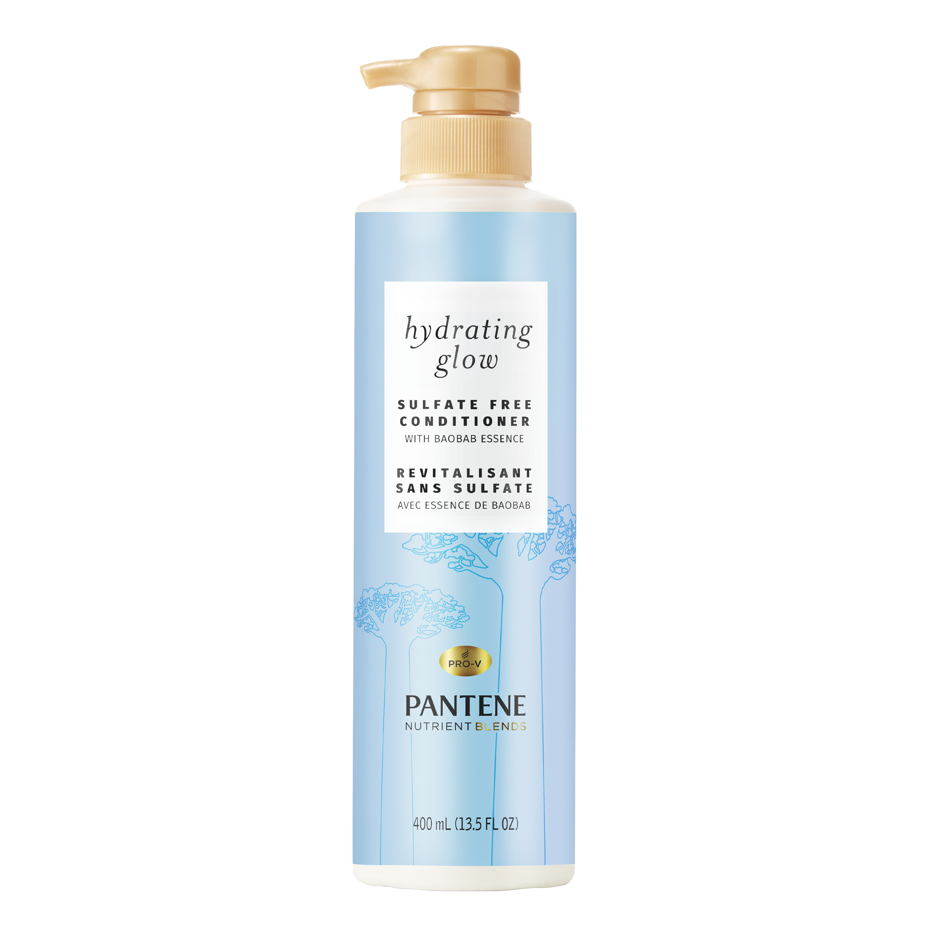 Pantene Sulfate Free Conditioner with Baobab Essence, Color Safe, Nutrient Blends, 13.5 oz Pantene