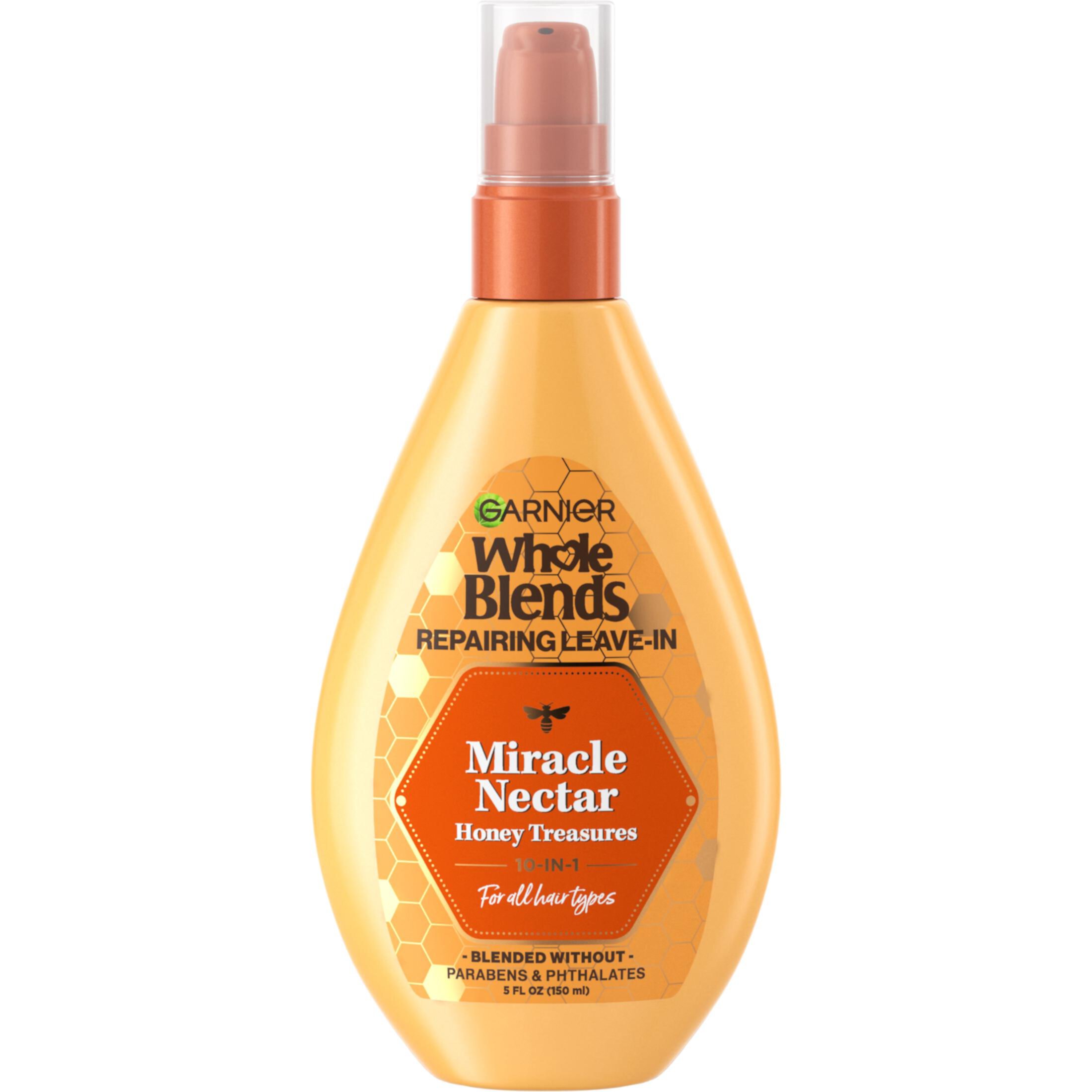 Garnier Whole Blends Honey Treasures Repairing Leave In Conditioner with Honey, 5 fl oz Garnier