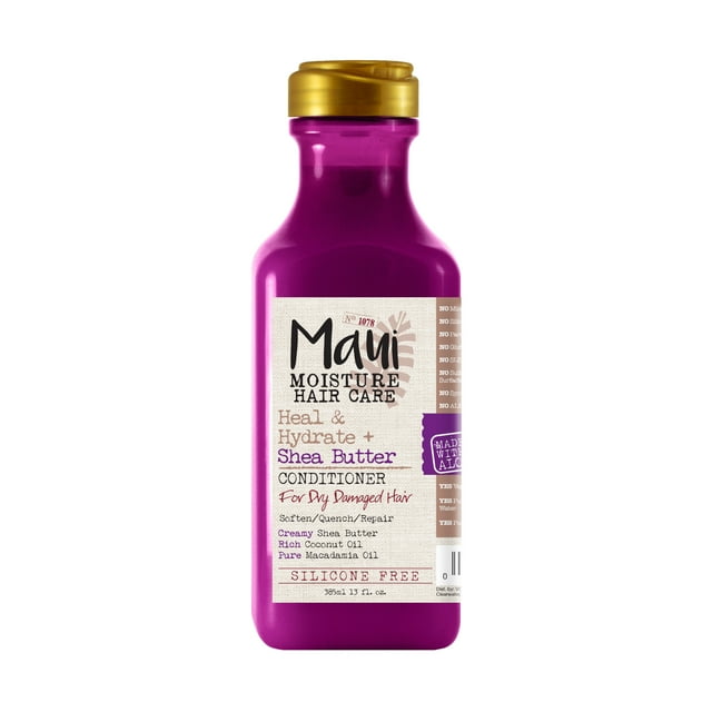 Maui Moisture Heal & Hydrate + Shea Butter Repairing Conditioner with Coconut Oil, 13 fl oz Maui