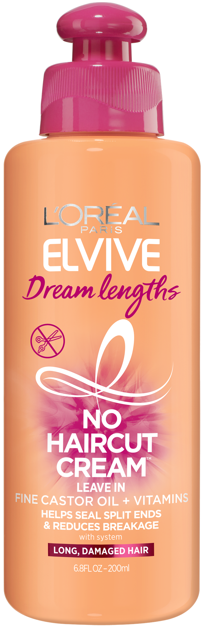 L'Oreal Elvive Dream Lengths No Haircut Cream Leave in Conditioner, 6.8 fl oz L'Oréal Paris