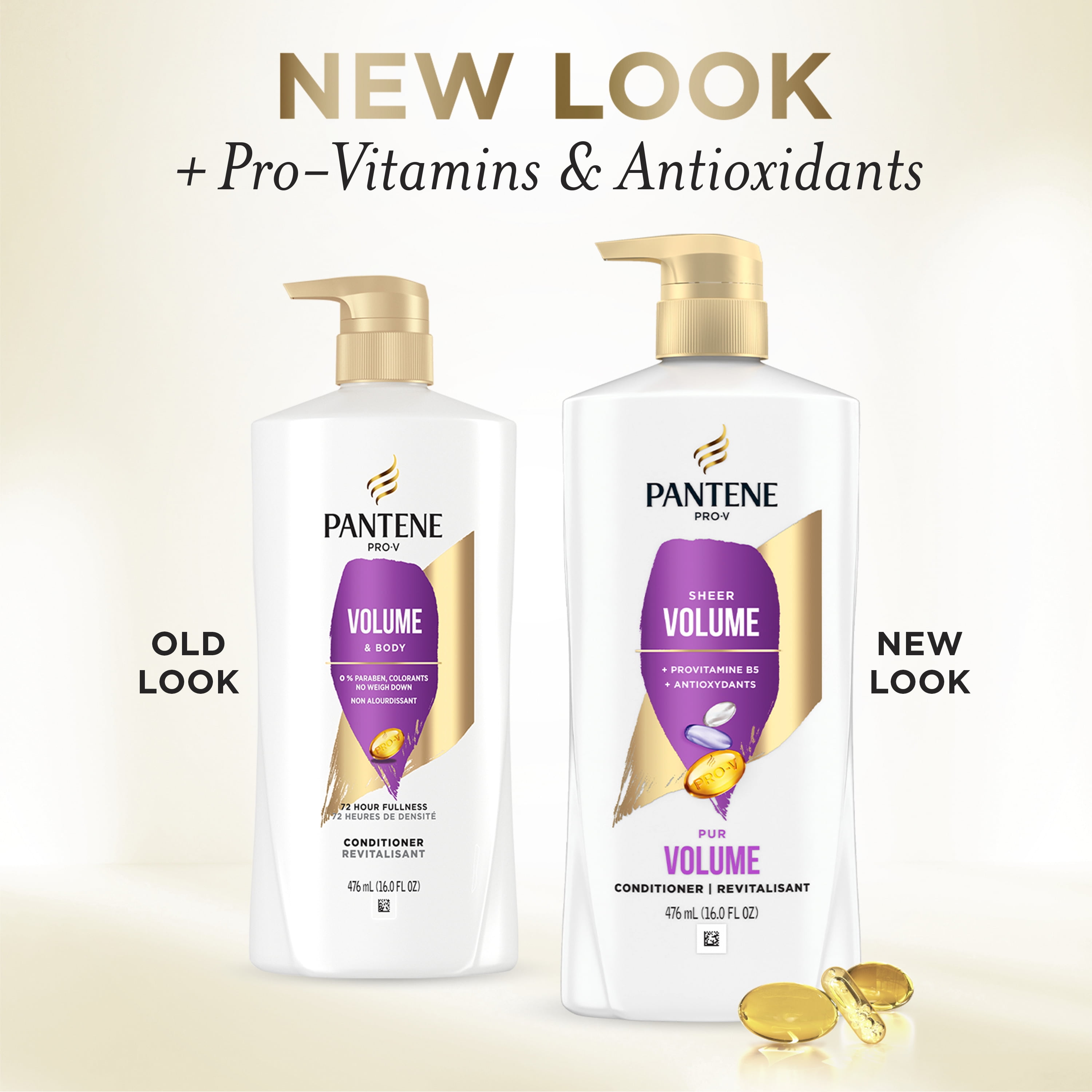 (2 pack) Pantene Pro-V Volume and Body Conditioner, Volumizing, 16.0oz Pantene