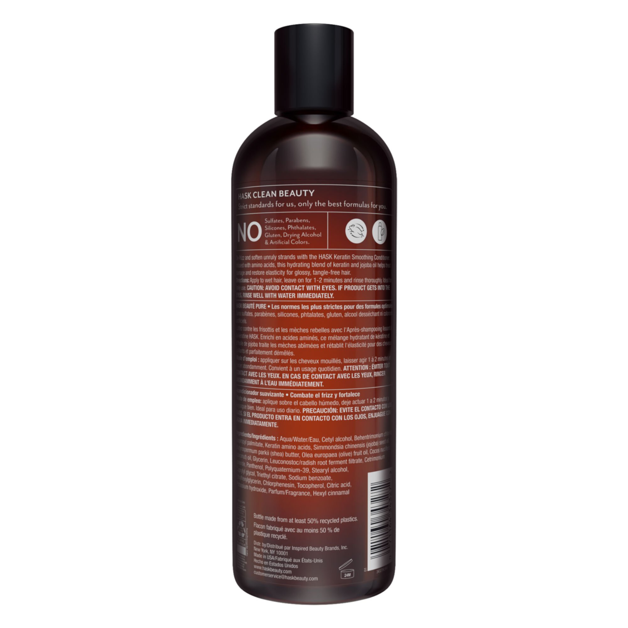 Hask Keratin Smoothing Conditioner, 12 fl oz HASK