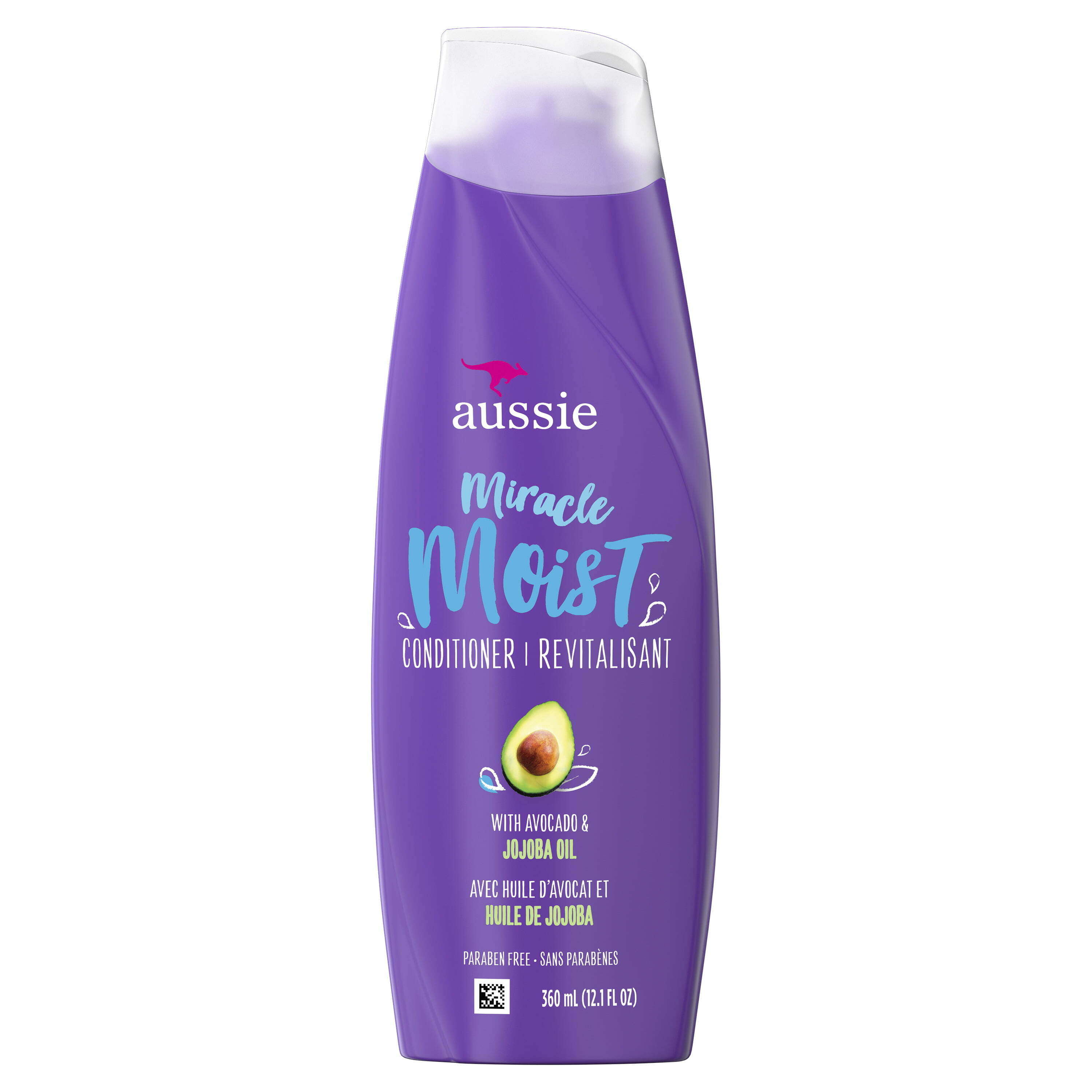 Aussie Miracle Moist Conditioner for Dry Hair, Paraben Free, 12.1 oz Aussie