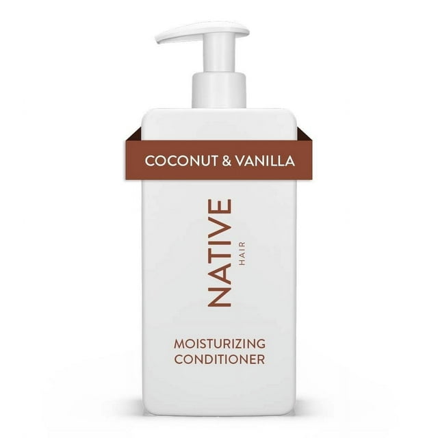 Native Moisturizing Conditioner, Coconut & Vanilla, Sulfate & Paraben Free, 16.5 oz Native