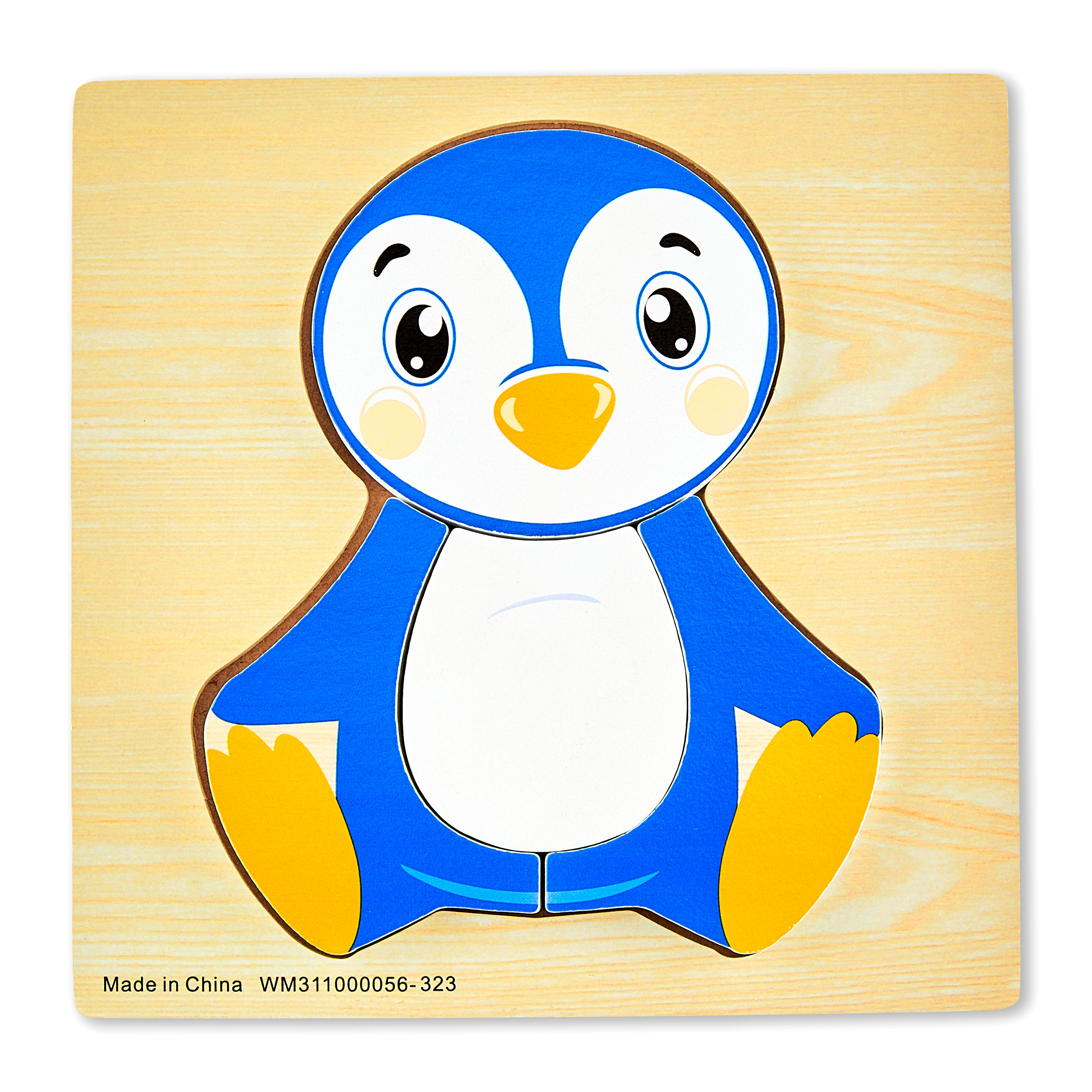 Spark Create Imagine 4-Piece Wooden Penguin Mini Puzzle Spark Create Imagine