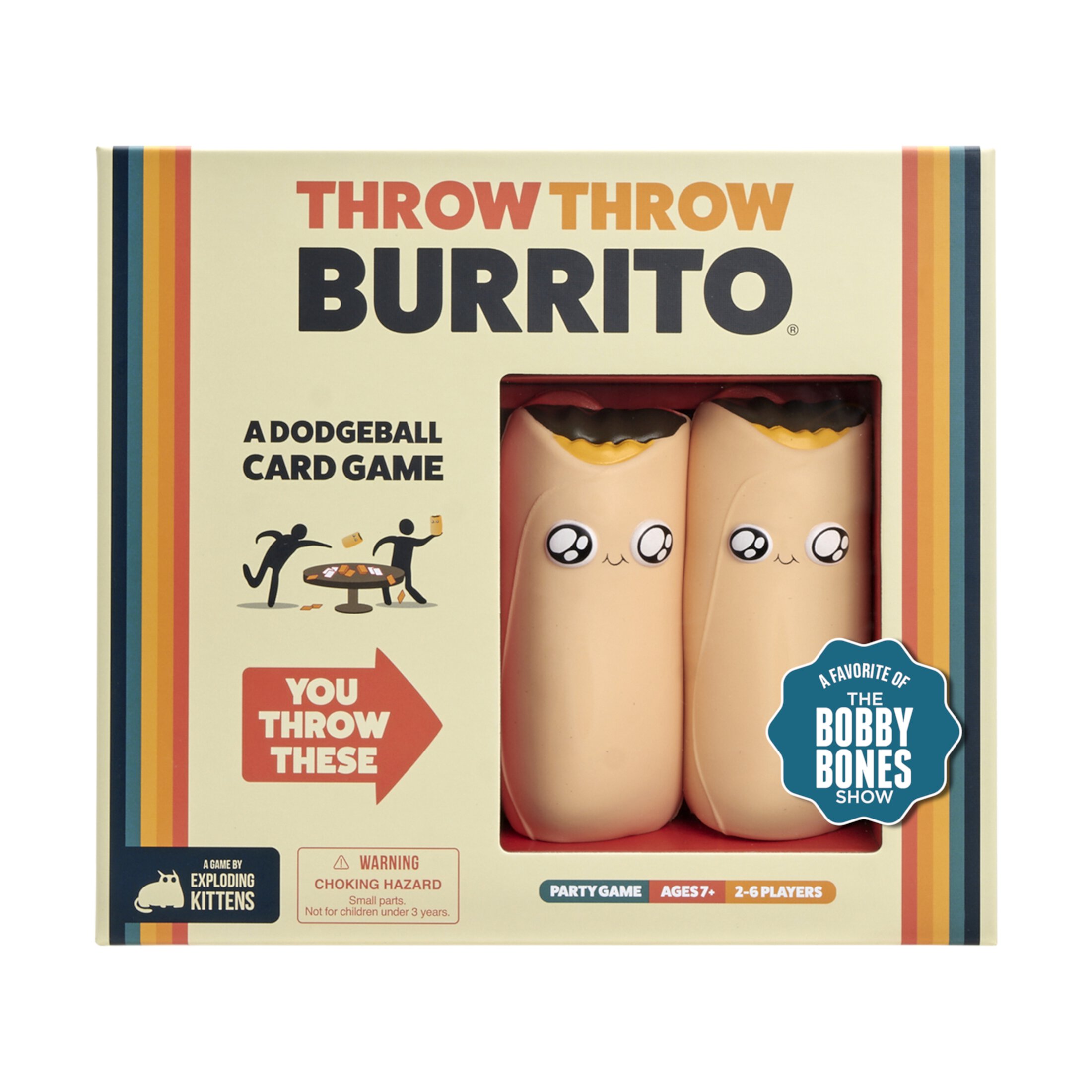 Throw Throw Burrito by Exploding Kittens - A Dodgeball Card Game Exploding Kittens