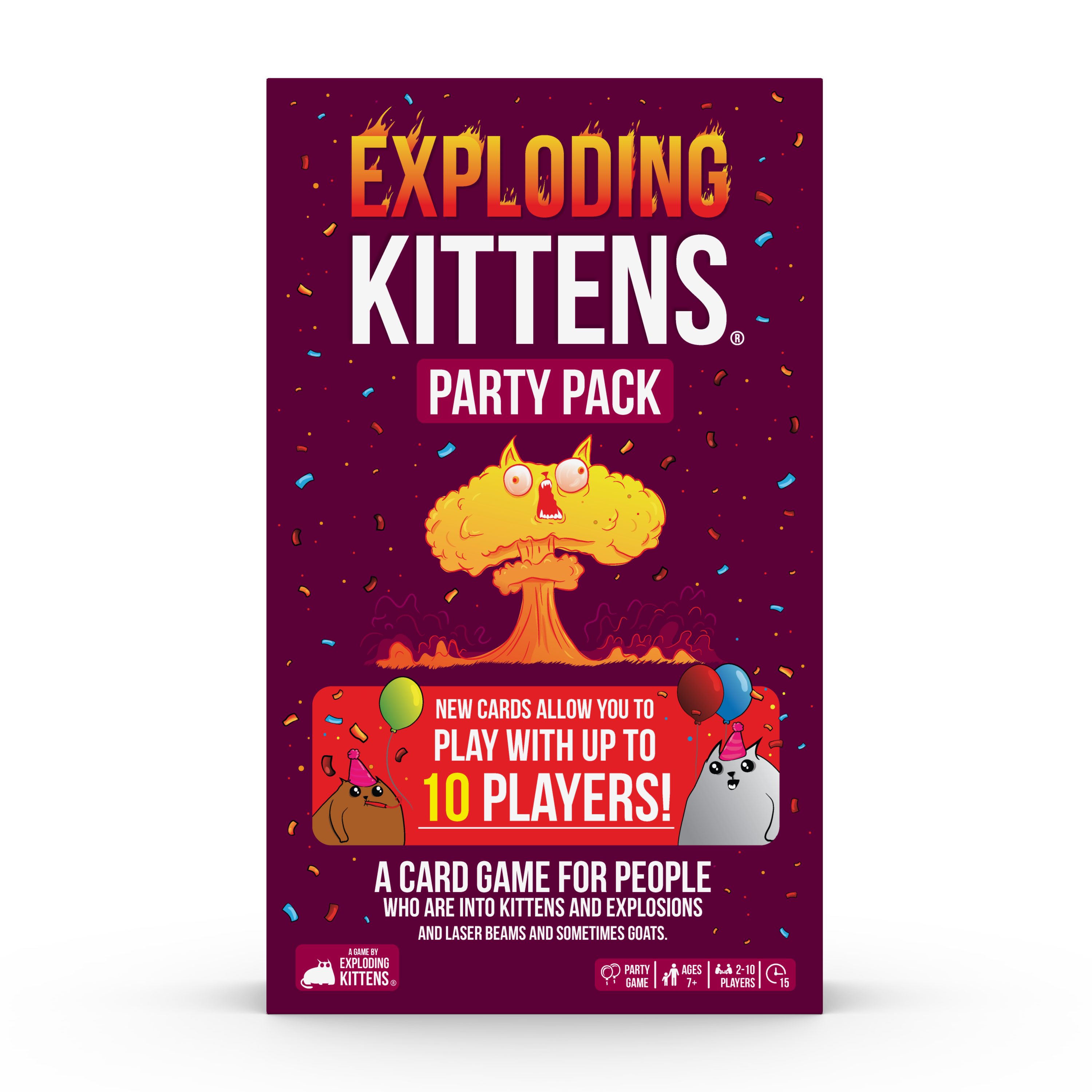 Exploding Kittens Party Pack A Party Game for up to 10 People Exploding Kittens