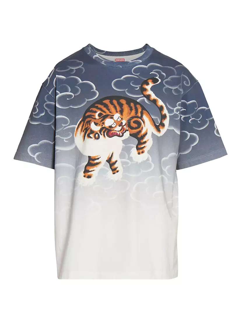 Мужская Футболка KENZO Cloud Tiger Kenzo