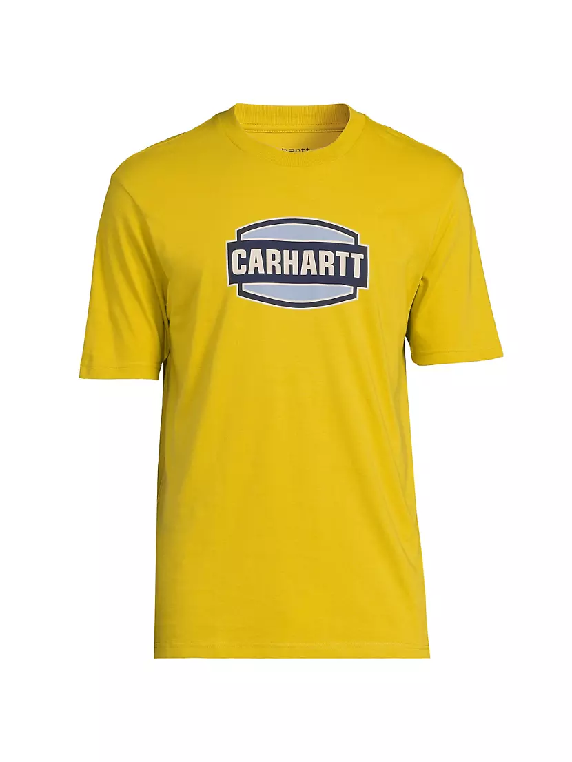 Мужская Футболка Carhartt WIP Press Script Logo Carhartt WIP