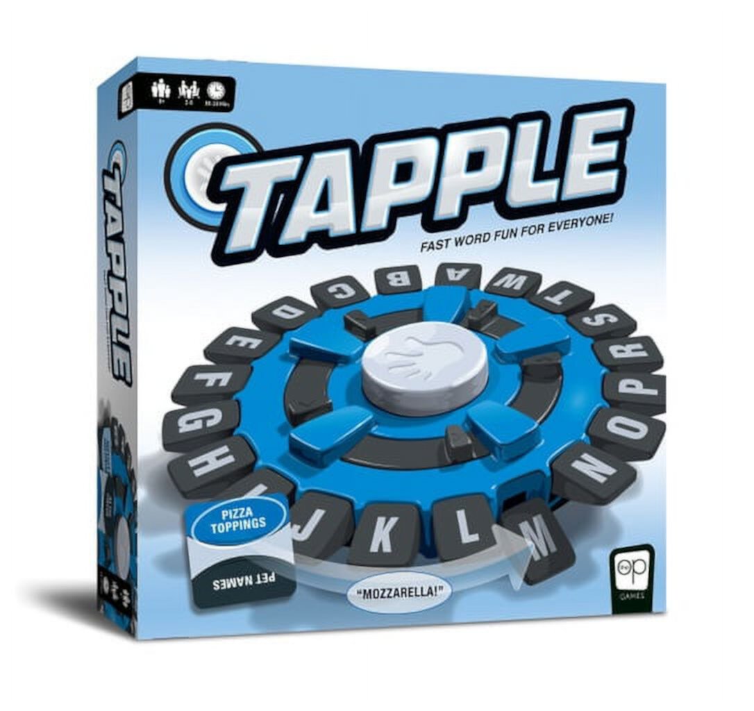 Tapple Word Game by USAopoly, Fast-Paced Family Board Game, 2 - 8 Players Ages 8 and up USAopoly