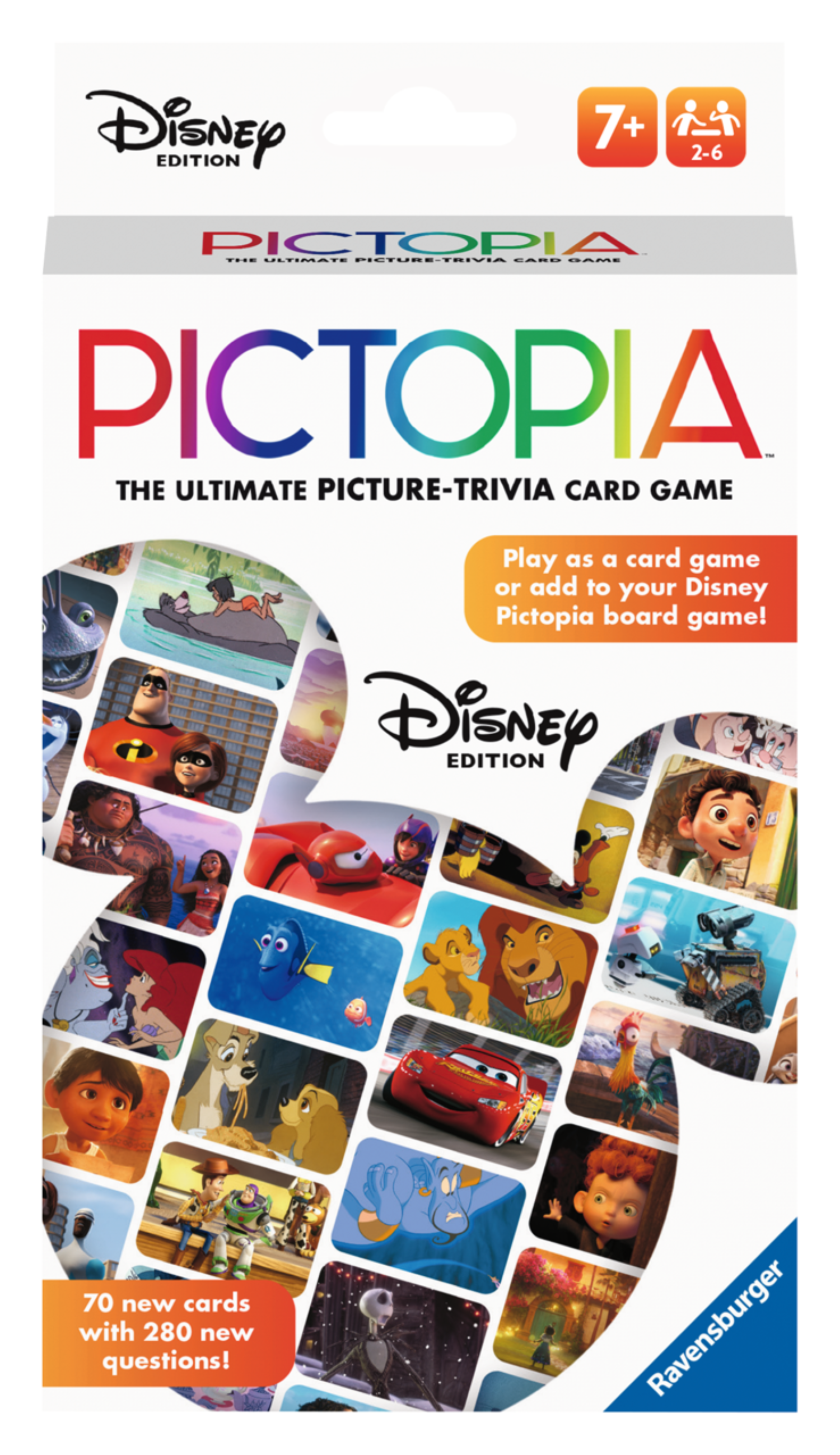 Ravensburger Pictopia: Disney Edition Family Trivia Game - Kids & Adults, Ages 7 & up, 2-6 players Ravensburger