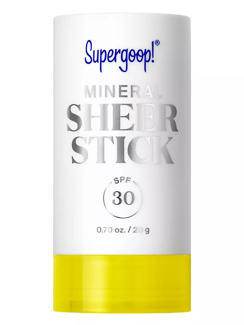 Солнцезащитный стик SPF 30, 20 г, для всех типов кожи, легкая текстура Supergoop!