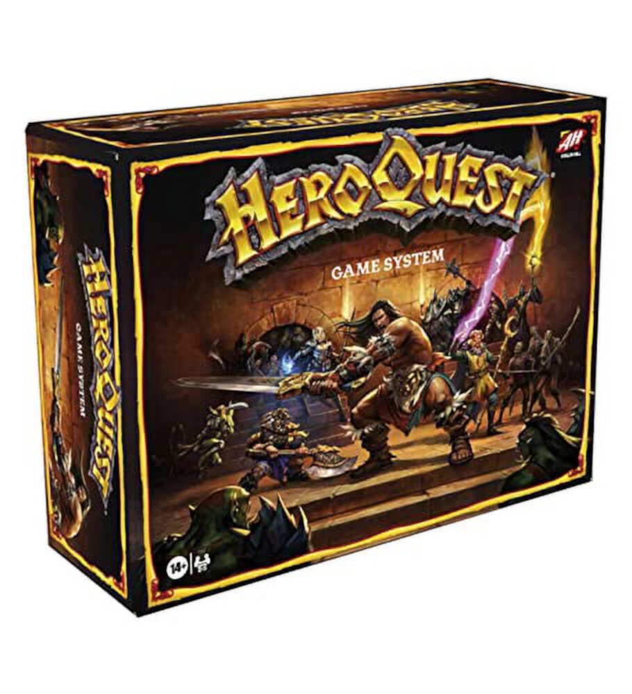 Настольная игра HeroQuest, 2-5 игроков, приключения в подземельях, для детей от 14 лет Hasbro