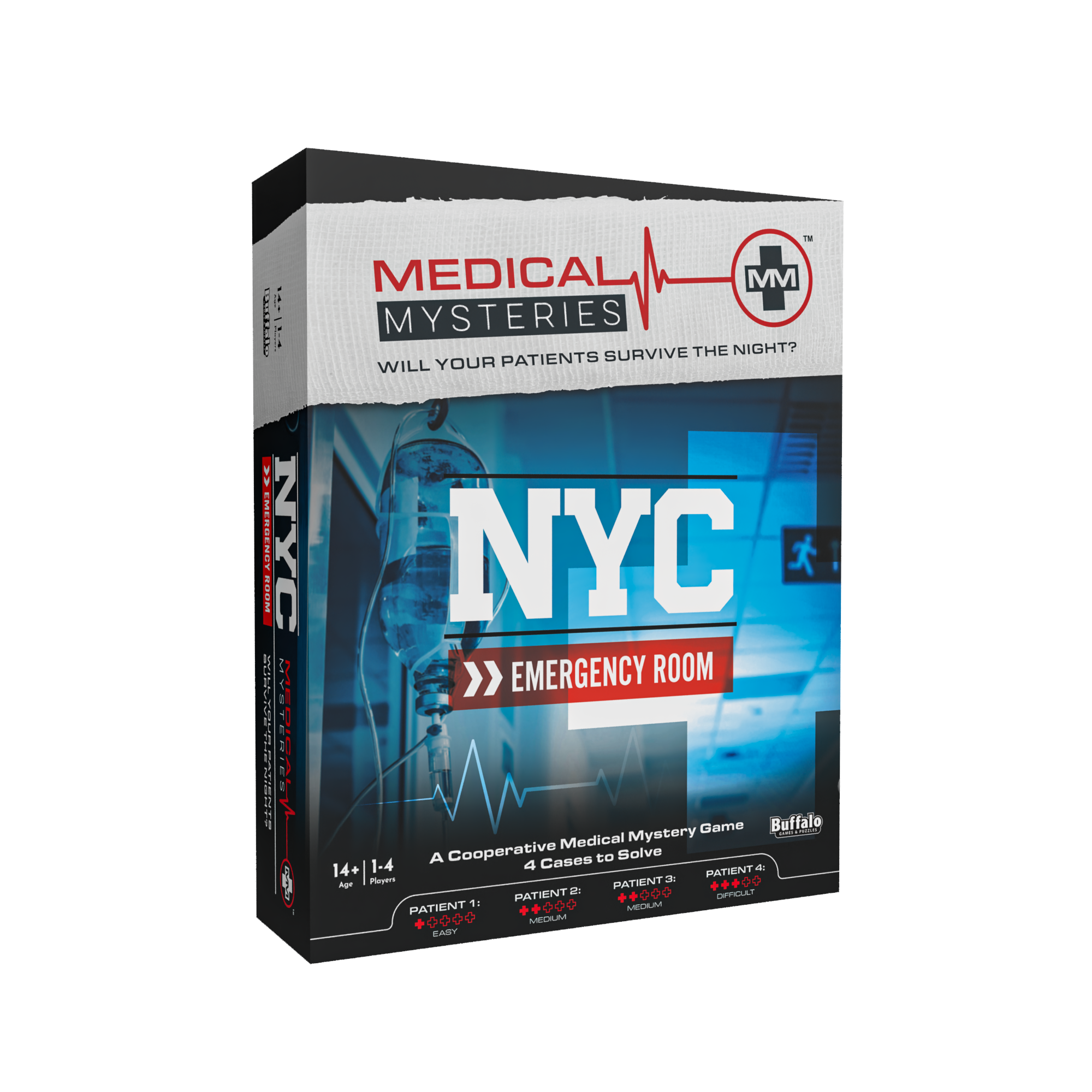 Medical Mysteries: NYC Emergency Room Cooperative Game for Ages 14 and up by Buffalo Games Buffalo Games