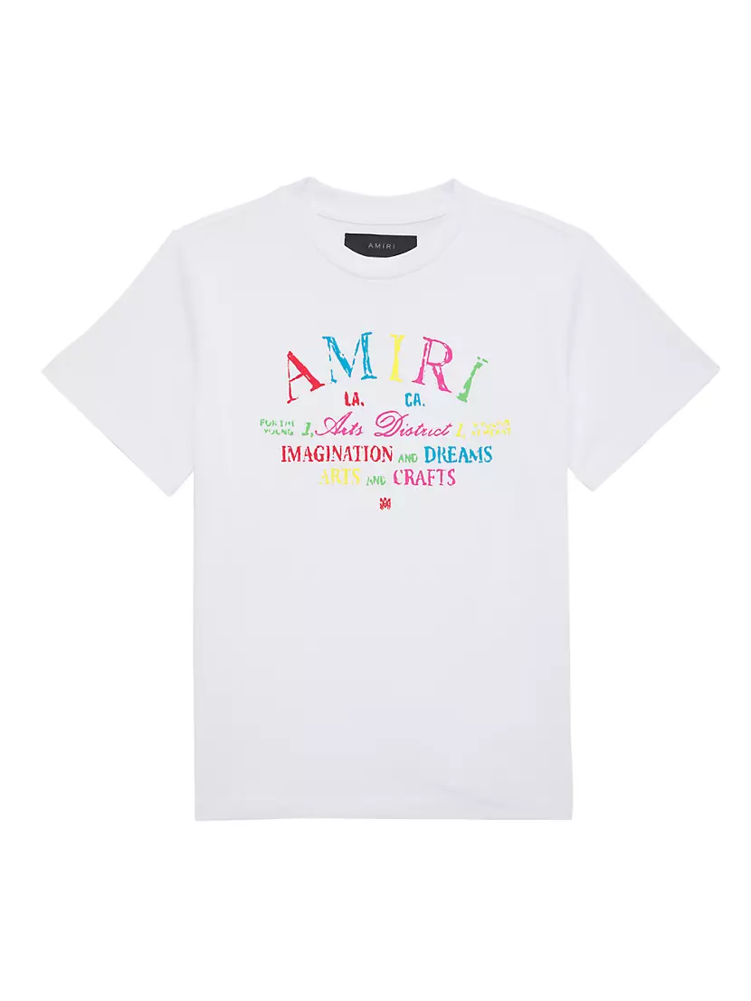 Детские футболки Amiri Arts District Scribble T-Shirt Amiri