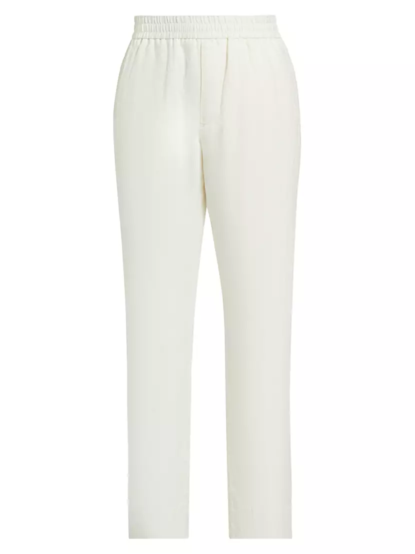 Linen Elasticized Trousers John Elliott