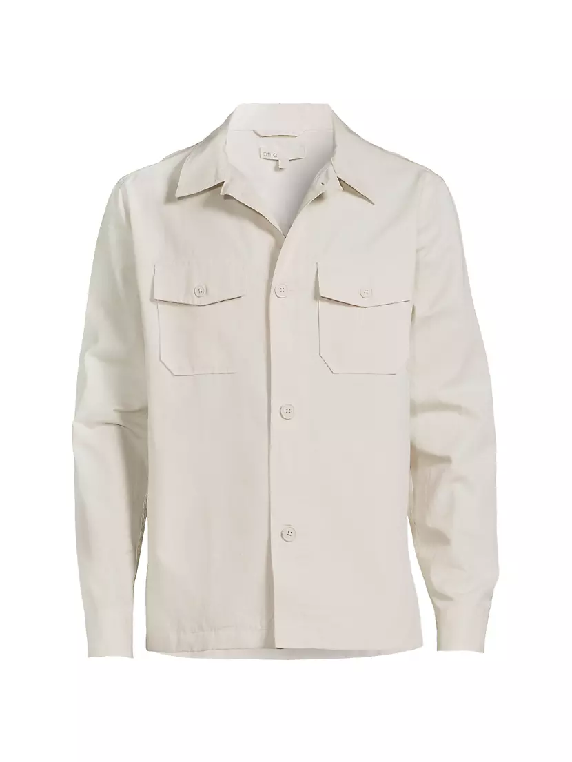 Мужская Повседневная куртка onia Twill Camp Collar Overshirt Onia