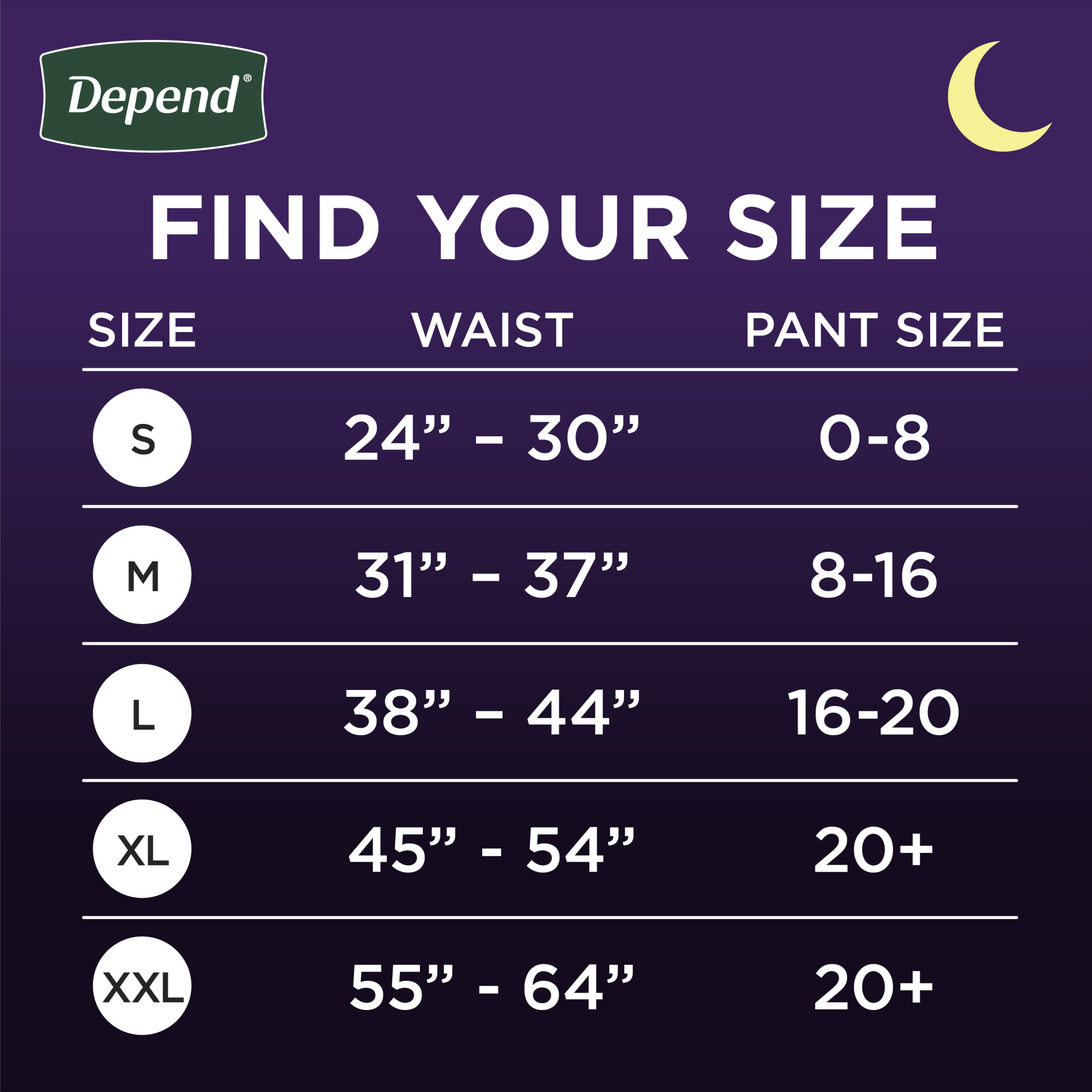 Depend Night Defense Incontinence Underwear for Women, Adult Diapers, L, 22 Count Visit the Depend Store