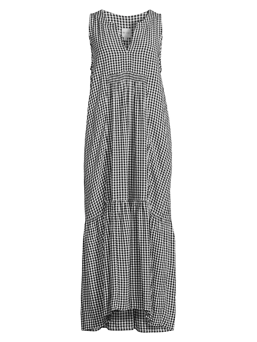 Женское Повседневное Платье NIC+ZOE Drapey Sleeveless Gingham NIC+ZOE