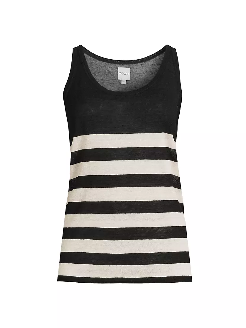 Женская Майка NIC+ZOE Featherweight Striped Tank NIC+ZOE