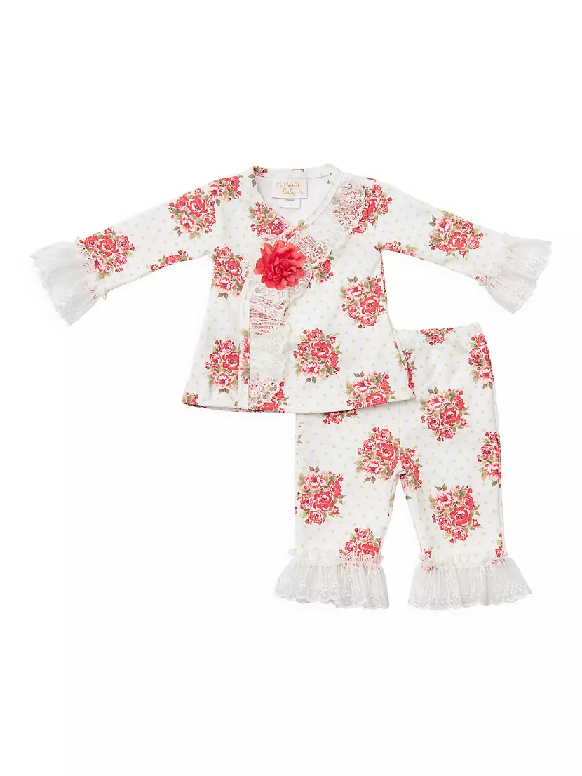 Детский Комплект Одежды Haute Baby Perfect Peony Criss Cross Set Haute Baby