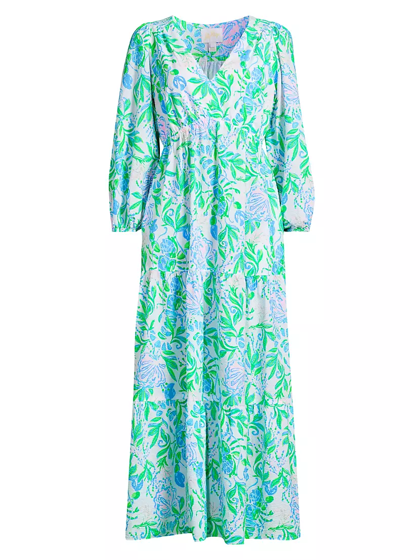 Женское Повседневное Платье Lilly Pulitzer Deacon Floral Lilly Pulitzer