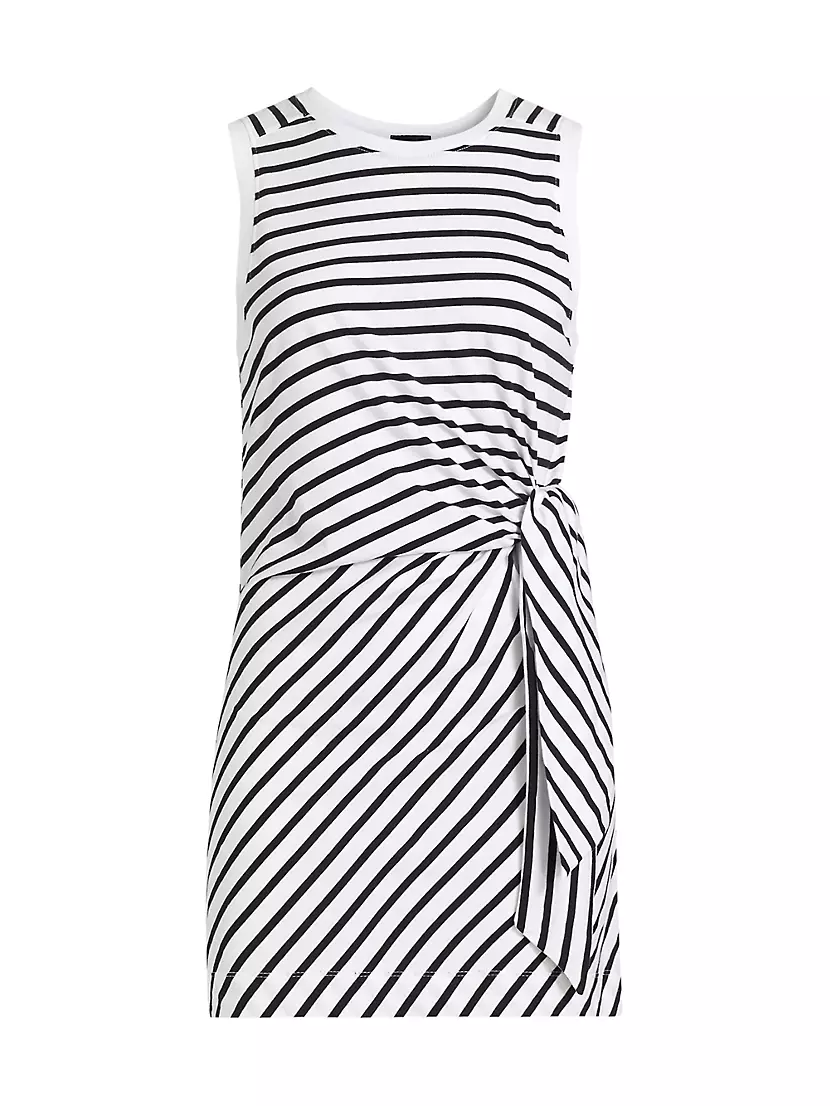 Женское Повседневное платье ATM Anthony Thomas Melilo Stripe Jersey Cotton Tank Minidress ATM Anthony Thomas Melillo