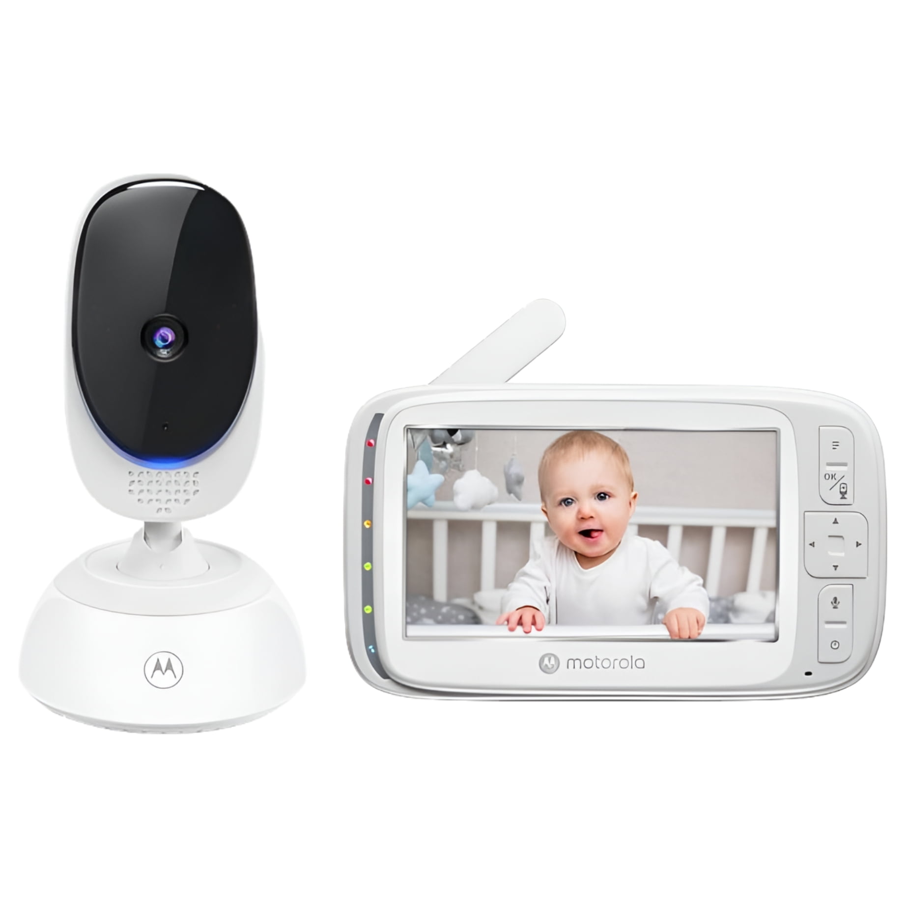 Motorola VM75 Video Baby Monitor w/ 5" Color Screen & Camera | Two-Way Talk, Lullabies, Remote Zoom Motorola