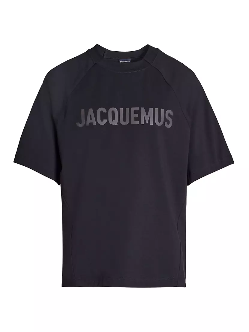 Футболка с логотипом Le Typo от Jacquemus, 100% хлопок, круглый вырез Jacquemus