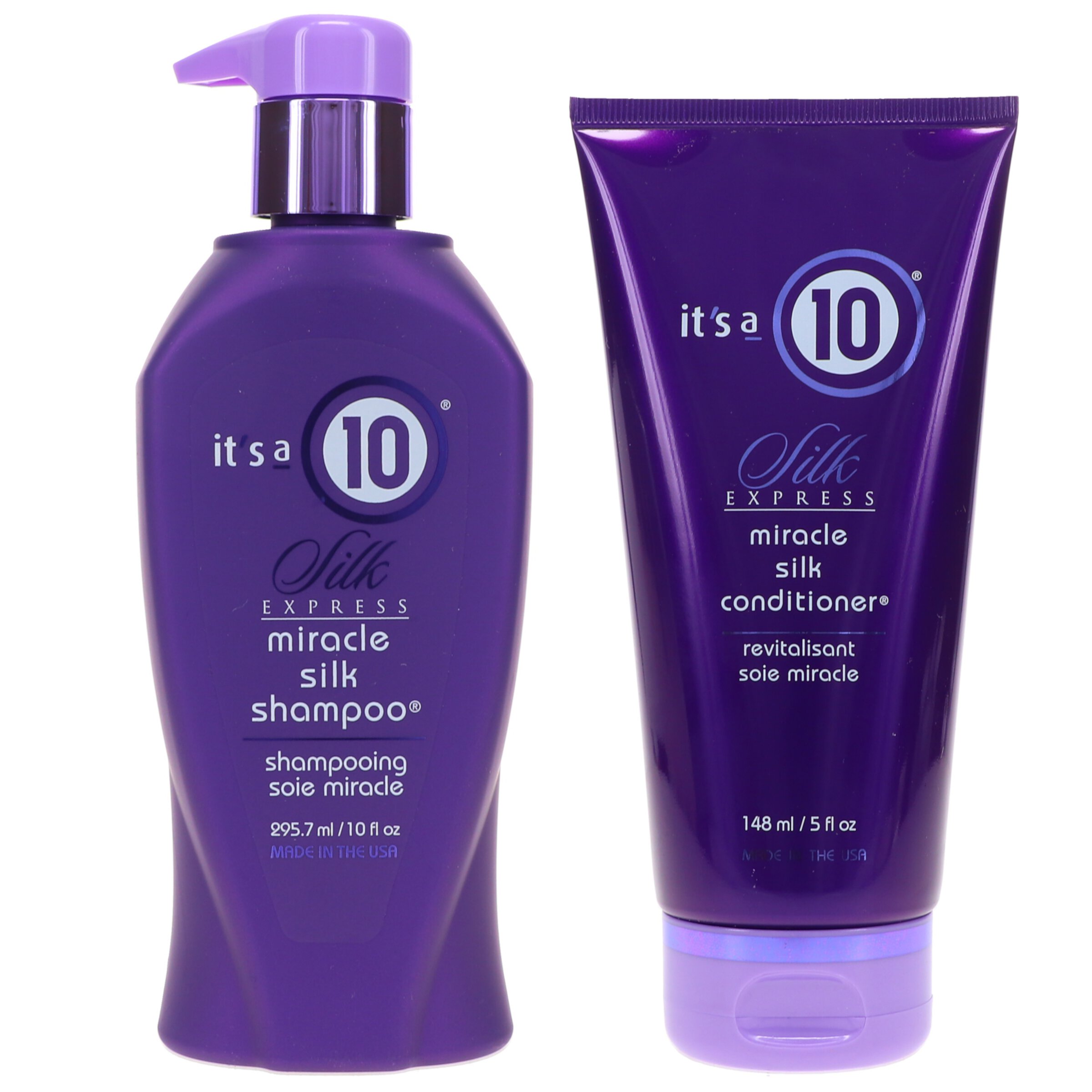 It's a 10 10 Champú de Seda Express oz y Seda Express Acondicionador 5 oz Combo Pack It's a 10